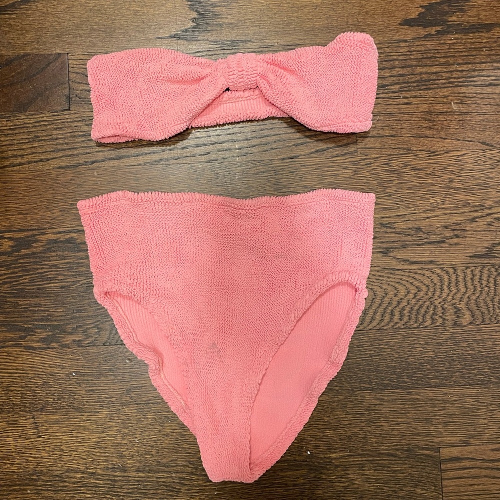 Hunza z pink Hugh waisted bikini